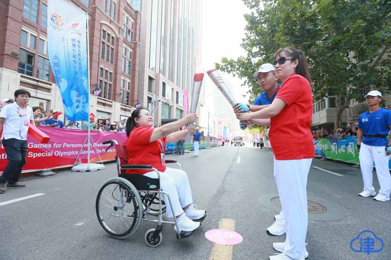 残运会火炬传递首日活动圆满结束 圣火19日前往西青静海武清北辰继续传递